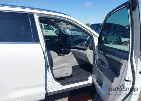 2018 Toyota Highlander Se/Xle z USA, uszkodzony, nr VIN 5TDKZRFH9JS531633